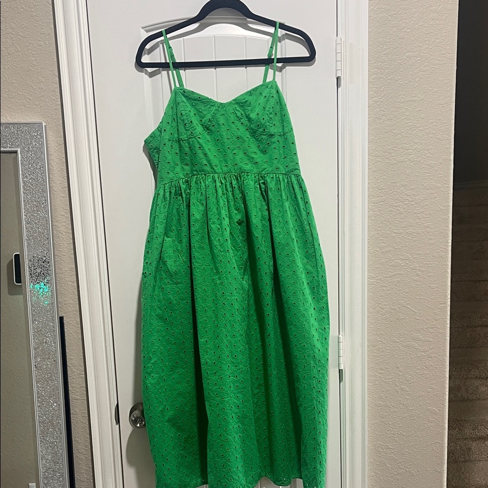 A New Day Vibrant Green Women’s Dress